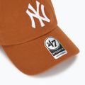 Кепка 47 Brand MLB New York Yankees CLEAN UP burnt orange 3