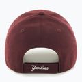 Кепка 47 Brand MLB New York Yankees MVP dark maroon 2
