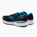 Кросівки для бігу чоловічі Brooks Adrenaline GTS 22 black/blue/orange 3