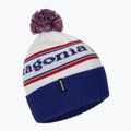 Шапка зимова Patagonia Powder Town Beanie park stripe / viking blue