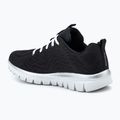 Кросівки жіночі SKECHERS Graceful Get Connected black/white 3