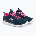 Кросівки тренувальні жіночі SKECHERS Graceful Get Connected navy/hot pink 4