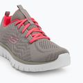 Кросівки жіночі SKECHERS Graceful Get Connected gray/coral 7