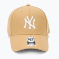 Кепка 47 Brand MLB New York Yankees MVP light tan 2