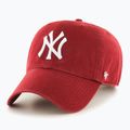 47 Бренд MLB New York Yankees CLEAN UP бритва червона бейсболка 5