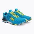 Чоловічі бігові кросівки HOKA Evo Jawz блакитний/цитрусовий 4