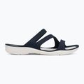 Шльопанці жіночі Crocs Swiftwater Sandal navy/white 2