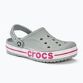 Шльопанці Crocs Bayaband Clog light grey/candy pink