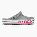 Шльопанці Crocs Bayaband Clog light grey/candy pink 4