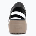 Сандалі жіночі Crocs Brooklyn Low Wedge black/mushroom 6