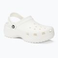 Шльопанці жіночі Crocs Classic Platform Clog white 2
