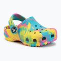 Шльопанці дитячі Crocs Classic Marbled Clog Toddler digital aqua/multi 2