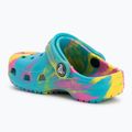 Шльопанці дитячі Crocs Classic Marbled Clog Toddler digital aqua/multi 4