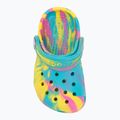 Шльопанці дитячі Crocs Classic Marbled Clog Toddler digital aqua/multi 6