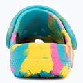 Шльопанці дитячі Crocs Classic Marbled Clog Toddler digital aqua/multi 7