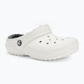 Шльопанці дитячі Crocs Classic Lined Clog Kids white/grey