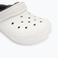 Шльопанці дитячі Crocs Classic Lined Clog Kids white/grey 8