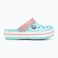 Дитячі шльопанці Crocs Crocband Clog льодово-блакитні/білі 3