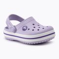 Дитячі шльопанці Crocs Crocband Clog лавандовий/неоновий 2