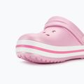 Дитячі шльопанці Crocs Crocband Clog ballerina рожеві 9