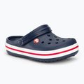 Дитячі шльопанці Crocs Crocband Clog темно-синій/червоний