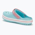 Дитячі шльопанці Crocs Crocband Clog льодово-блакитні/білі 4