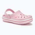 Дитячі шльопанці Crocs Crocband Clog ballerina рожеві 2