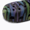 Жіночі шльопанці Crocs Класичні сезонні шльопанці з принтом зебра райдуга 8