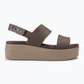 Жіночі босоніжки Crocs Brooklyn на низькій танкетці з грибами/ліпниною 2