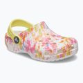 Шльопанці дитячі Crocs Classic Tie-Dye Graphic Clog T orange zing/multi 11