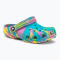 Шльопанці дитячі Crocs Classic Marbled Clog K digital aqua/multi