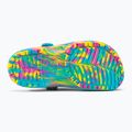 Шльопанці дитячі Crocs Classic Marbled Clog K digital aqua/multi 6