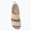 Босоніжки жіночі Crocs Brooklyn Met Low Wedge metal champagne 6