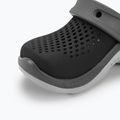 Дитячі шльопанці Crocs LiteRide 360 чорний / сланцевий сірий 8