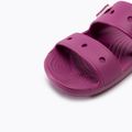 Жіночі шльопанці Crocs Classic Sandal fuschia веселі шльопанці 7