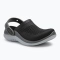 Шльопанці дитячі Crocs LiteRide 360 Clog Kids black/slate grey 2