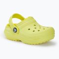 Дитячі шльопанці Crocs Classic Lined сірчані з підкладкою 2