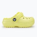 Дитячі шльопанці Crocs Classic Lined сірчані з підкладкою 3