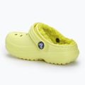 Дитячі шльопанці Crocs Classic Lined сірчані з підкладкою 4