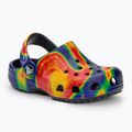 Дитячі шльопанці Crocs Classic Solarized Clog чорні / темно-сині 2