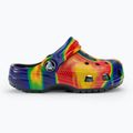 Дитячі шльопанці Crocs Classic Solarized Clog чорні / темно-сині 3