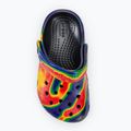 Дитячі шльопанці Crocs Classic Solarized Clog чорні / темно-сині 6