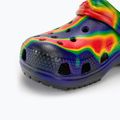 Дитячі шльопанці Crocs Classic Solarized Clog чорні / темно-сині 8