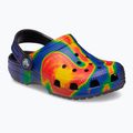Дитячі шльопанці Crocs Classic Solarized Clog чорні / темно-сині 9