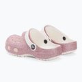 Дитячі шльопанці Crocs Classic Glitter Clog білий/веселка 5