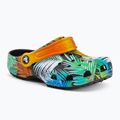 Шльопанці дитячі Crocs Classic Pool Party Clog K black/multi
