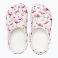 Шльопанці дитячі Crocs Classic Pool Party Clog K white/flamingo 13