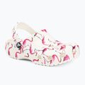 Шльопанці дитячі Crocs Classic Pool Party Clog K white/flamingo 2