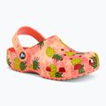 Шльопанці дитячі Crocs Classic Pool Party Clog K papaya 2