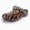 Шльопанці Crocs Classic Animal Remix чорний/мульти анімалістичні шльопанці 8